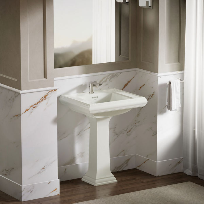 KOHLER K-2259-1 Memoirs Pedestal/console table bathroom sink basin with single faucet-hole drilling