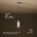 3/4 view of product with dimensions