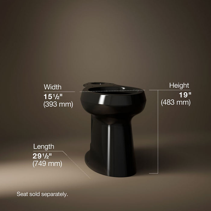 KOHLER K-22661 Highline Tall elongated toilet bowl
