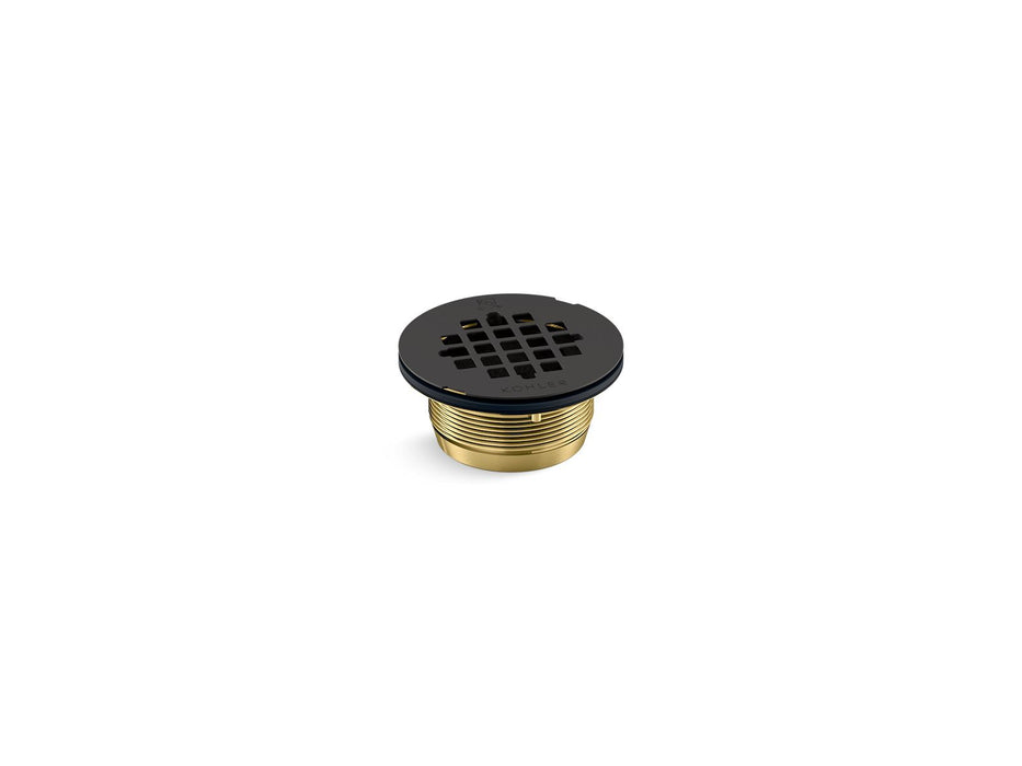 KOHLER K-22675 Round brass shower receptor drain