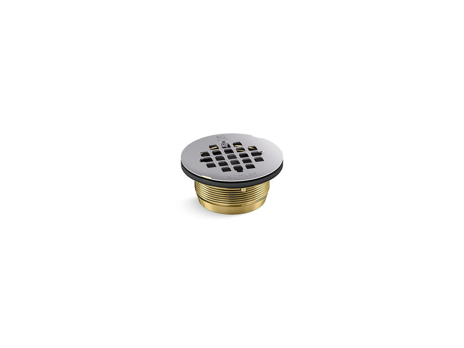 KOHLER K-22675 Round brass shower receptor drain