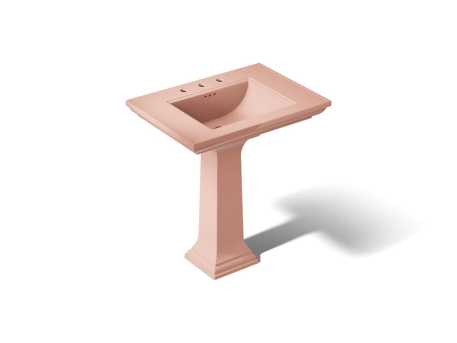 KOHLER K-2268-8 Memoirs 30-3/4" rectangular pedestal bathroom sink