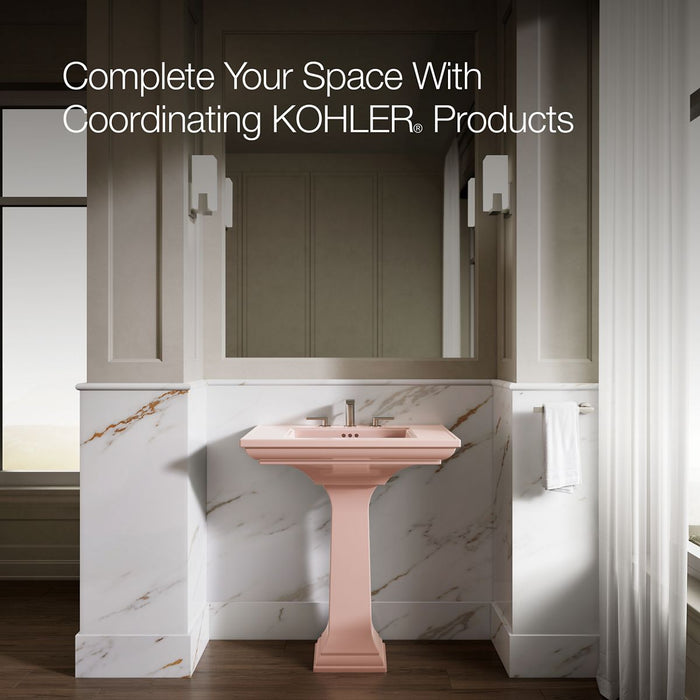 KOHLER K-2268-8 Memoirs 30-3/4" rectangular pedestal bathroom sink