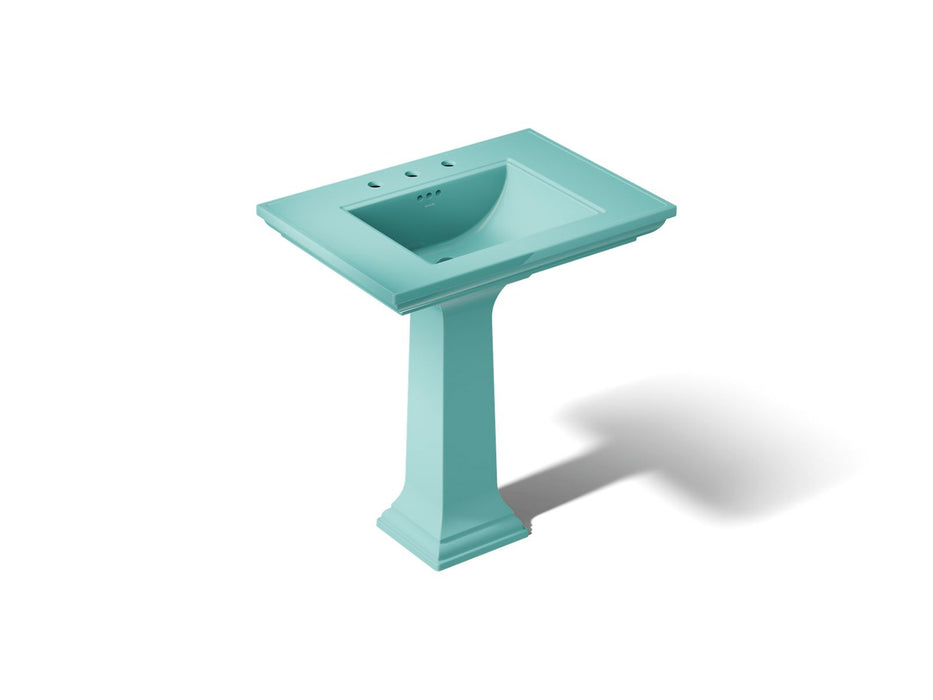 KOHLER K-2268-8 Memoirs 30-3/4" rectangular pedestal bathroom sink