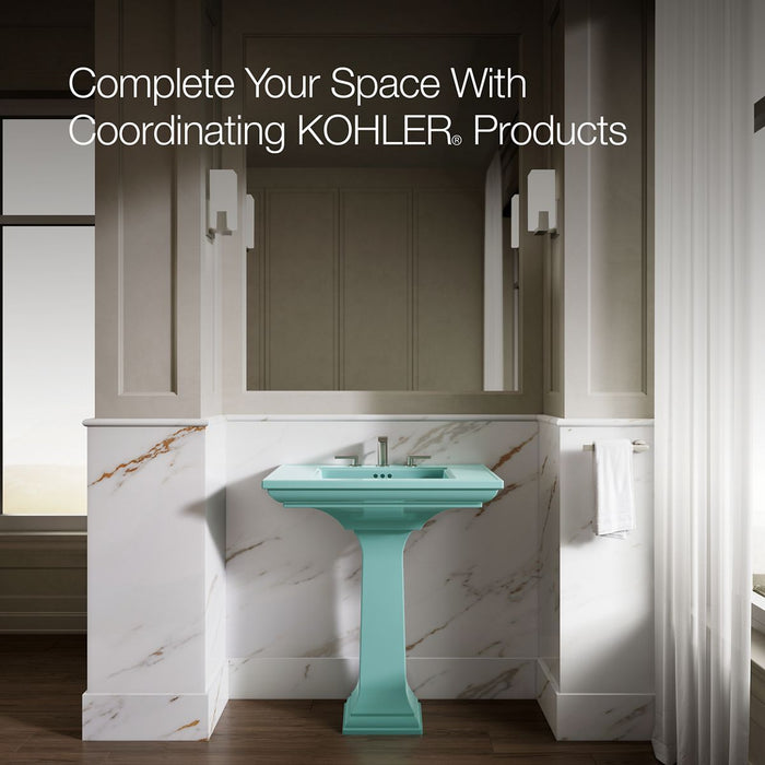KOHLER K-2268-8 Memoirs 30-3/4" rectangular pedestal bathroom sink