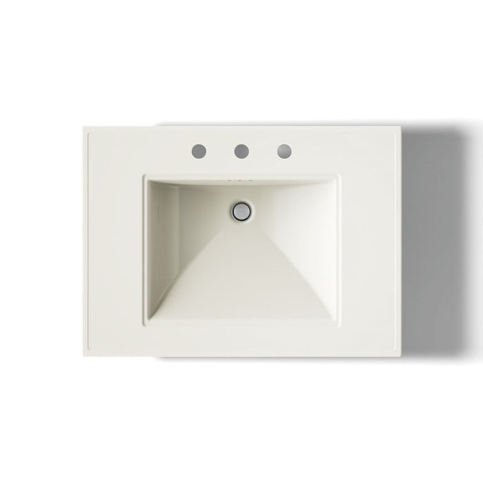 KOHLER K-2268-8 Memoirs 30-3/4" rectangular pedestal bathroom sink