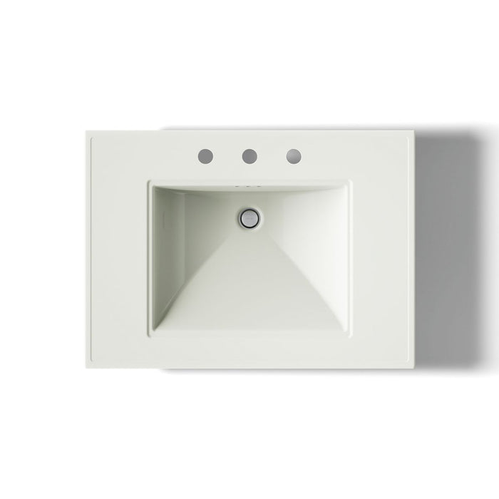 KOHLER K-2268-8 Memoirs 30-3/4" rectangular pedestal bathroom sink