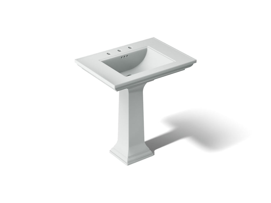 KOHLER K-2268-8 Memoirs 30-3/4" rectangular pedestal bathroom sink