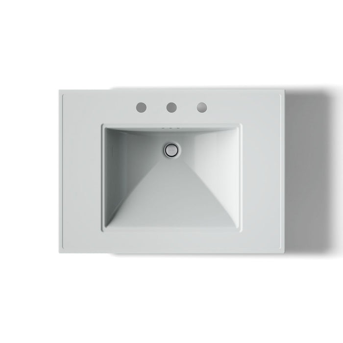 KOHLER K-2268-8 Memoirs 30-3/4" rectangular pedestal bathroom sink
