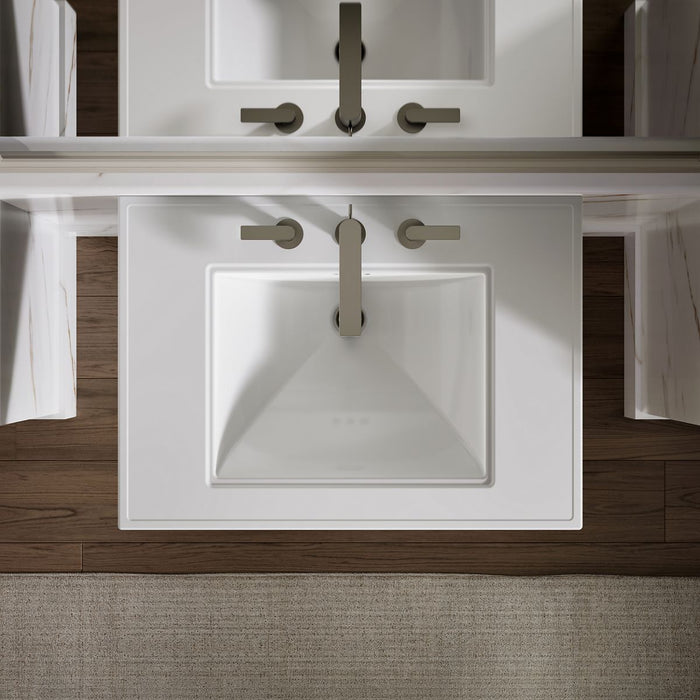 KOHLER K-2268-8 Memoirs 30-3/4" rectangular pedestal bathroom sink