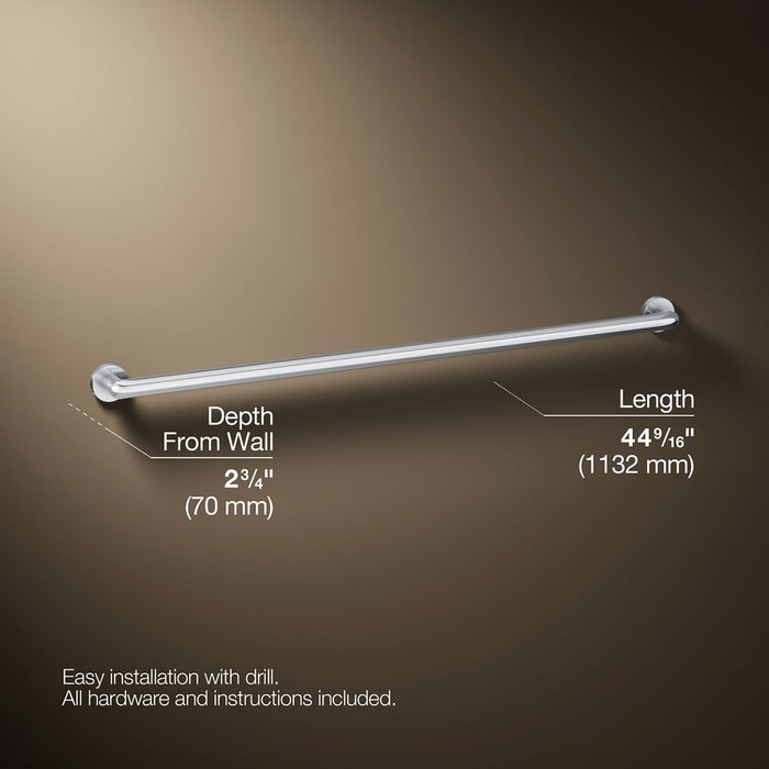 3/4 view of product with dimensions