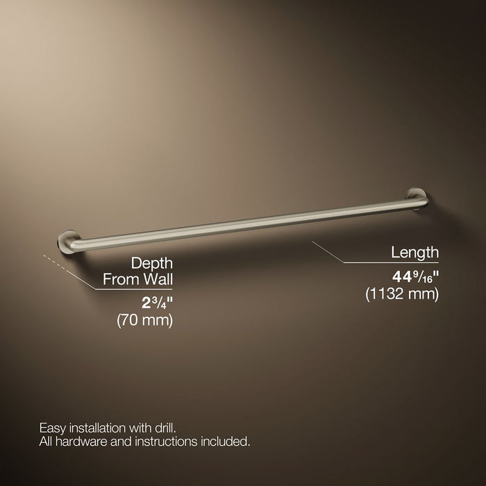 3/4 view of product with dimensions