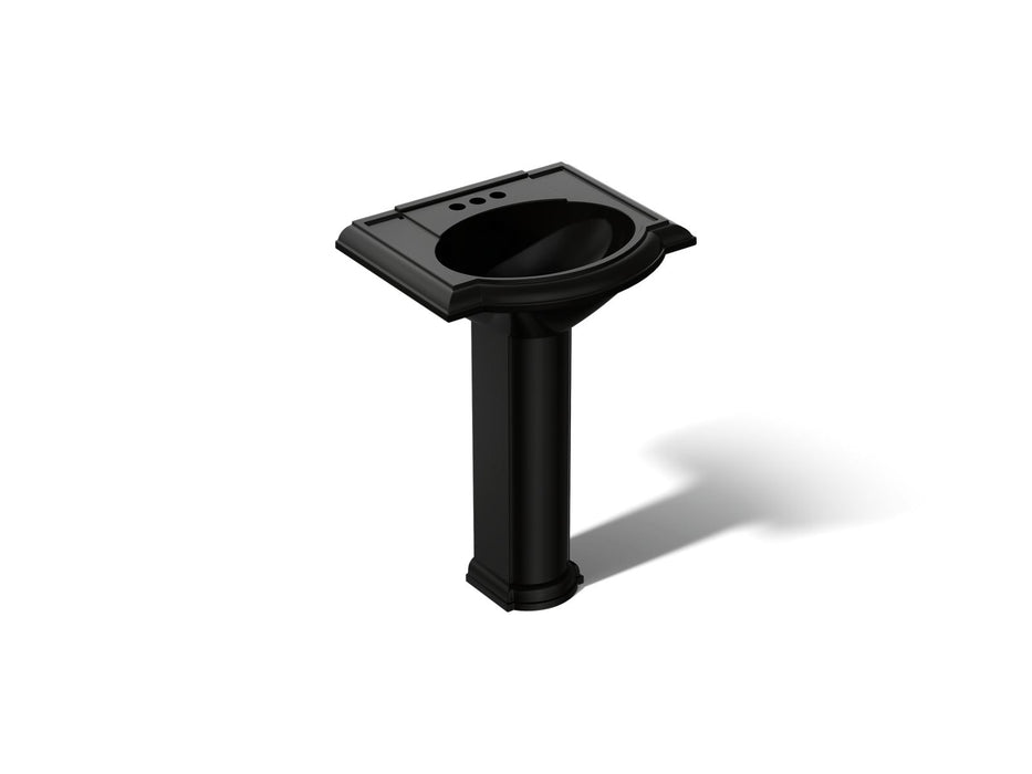KOHLER K-2286-4 Devonshire 24-1/4" rectangular pedestal bathroom sink