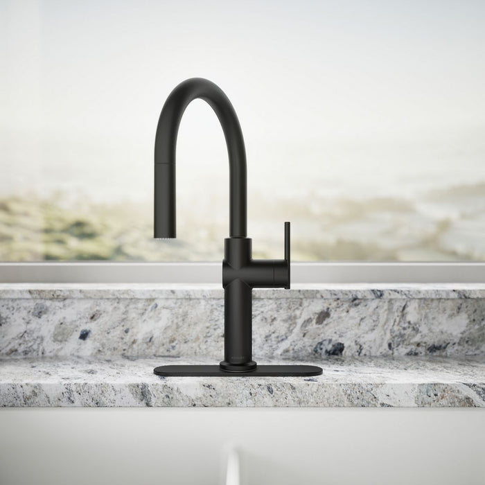 KOHLER K-22972 Crue Pull-down kitchen sink faucet with three-function sprayhead