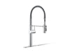 KOHLER K-22973 Crue Semi-professional kitchen sink faucet with three-function sprayhead, polished chrome