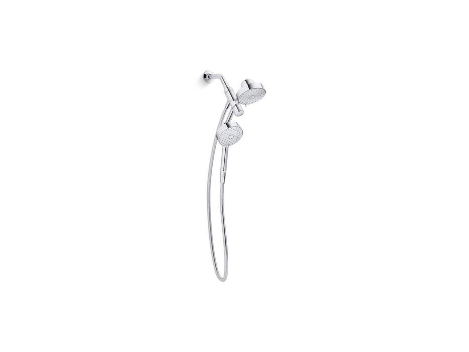 KOHLER K-23218-G Awaken 2-in-1 multifunction 1.75 gpm shower combo kit, polished chrome