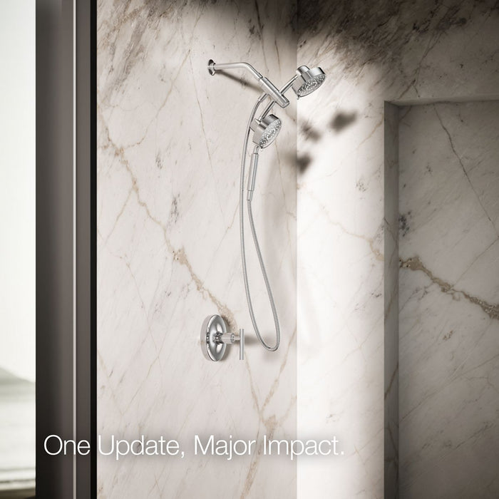 KOHLER K-23219-G Purist 2-in-1 multifunction 1.75 gpm shower combo kit