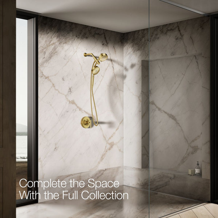 KOHLER K-23219-G Purist 2-in-1 multifunction 1.75 gpm shower combo kit