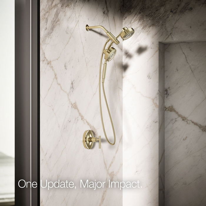 KOHLER K-23219-G Purist 2-in-1 multifunction 1.75 gpm shower combo kit