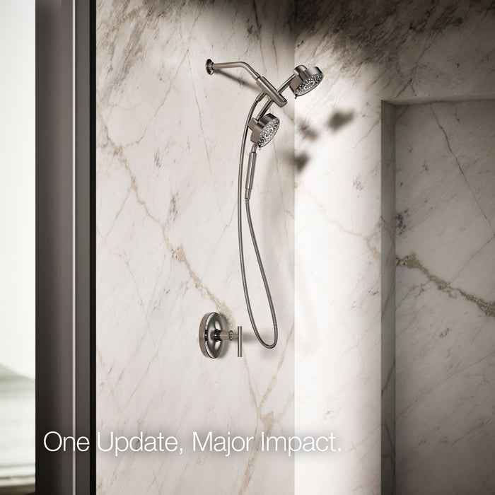 KOHLER K-23219-G Purist 2-in-1 multifunction 1.75 gpm shower combo kit
