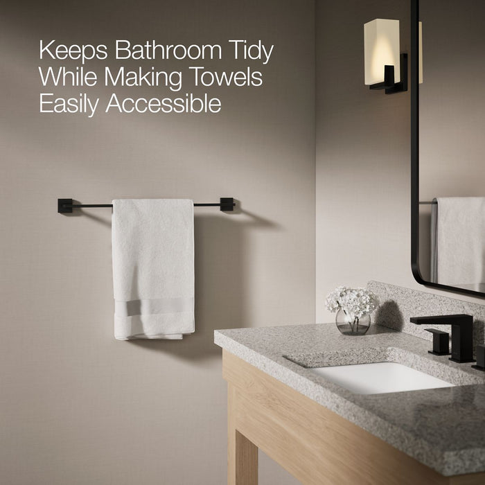 KOHLER K-23285 Square 24" towel bar