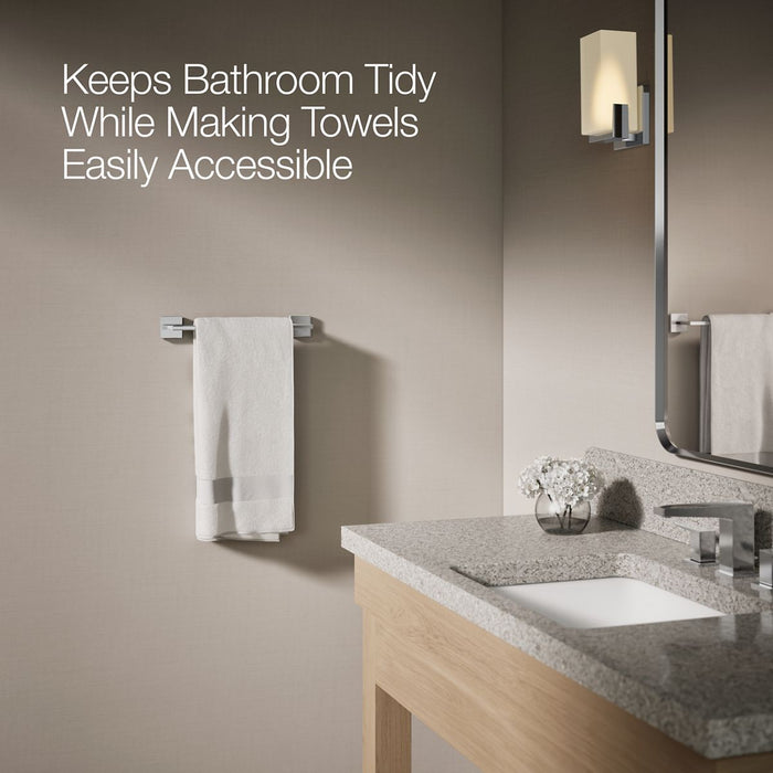 KOHLER K-23286 Square 12" towel bar