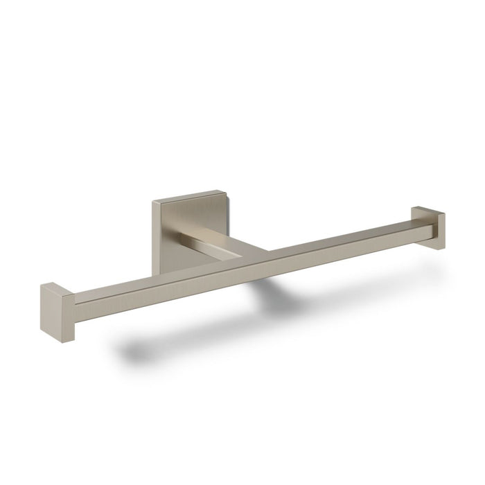 KOHLER K-23288 Square Double toilet paper holder, vibrant brushed nickel - view 4