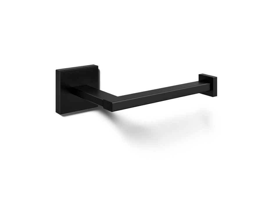 KOHLER K-23292 Square Toilet paper holder, matte black