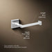 KOHLER K-23292 Square Toilet paper holder, polished chrome - view 5