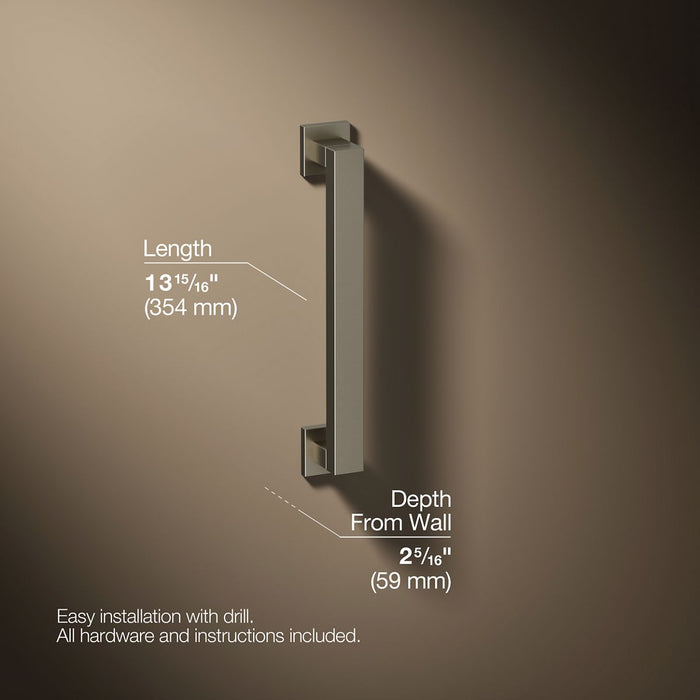3/4 view of product with dimensions