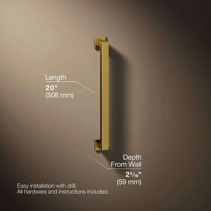 3/4 view of product with dimensions