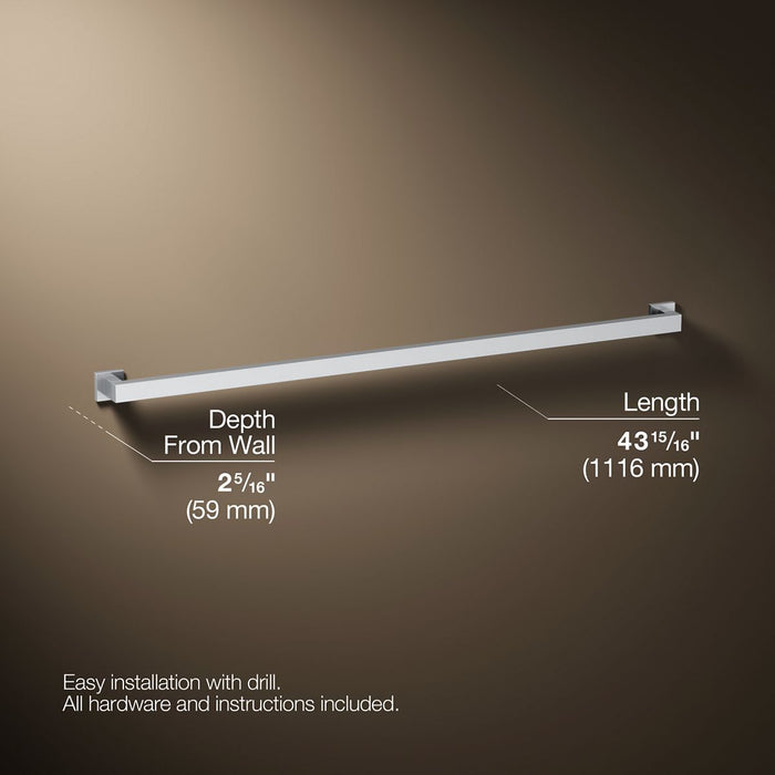 3/4 view of product with dimensions