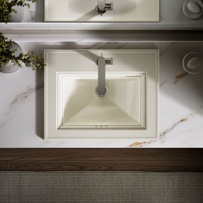 KOHLER K-2337-1 Memoirs 22-3/4" rectangular drop-in bathroom sink