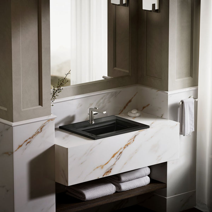 KOHLER K-2337-1 Memoirs 22-3/4" rectangular drop-in bathroom sink