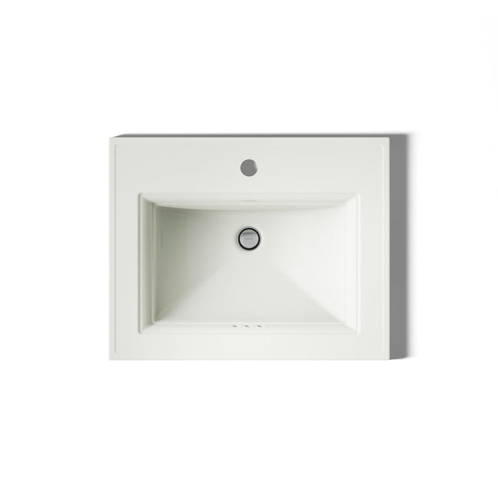 KOHLER K-2337-1 Memoirs 22-3/4" rectangular drop-in bathroom sink