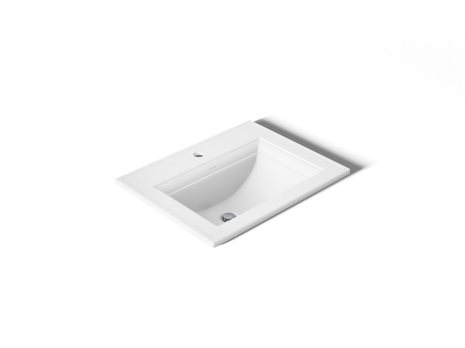 KOHLER K-2337-1 Memoirs 22-3/4" rectangular drop-in bathroom sink
