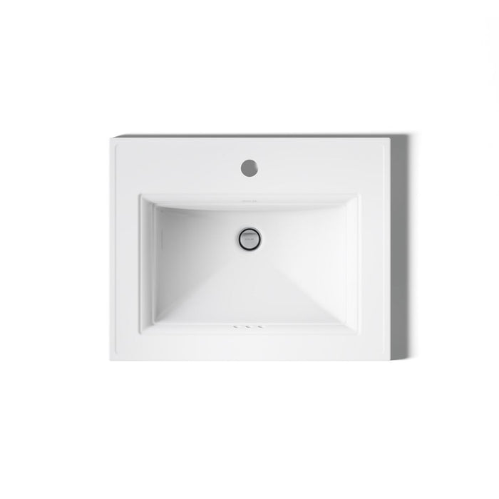 KOHLER K-2337-1 Memoirs 22-3/4" rectangular drop-in bathroom sink