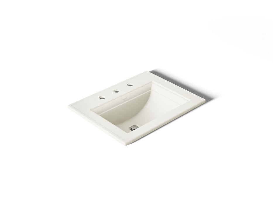 KOHLER K-2337-8 Memoirs 22-3/4" rectangular drop-in bathroom sink