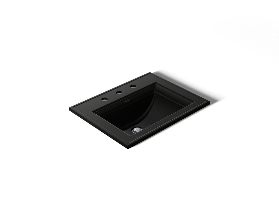 KOHLER K-2337-8 Memoirs 22-3/4" rectangular drop-in bathroom sink