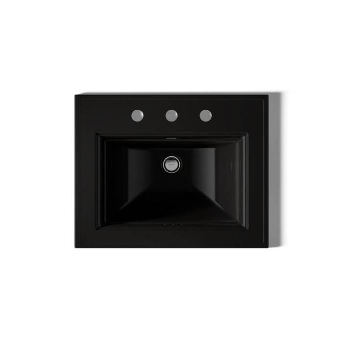 KOHLER K-2337-8 Memoirs 22-3/4" rectangular drop-in bathroom sink