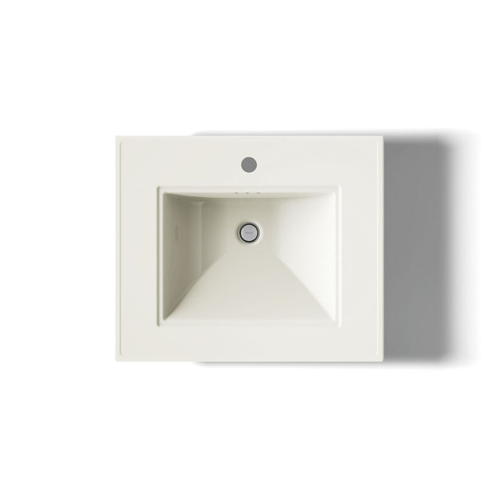 KOHLER K-2344-1 Memoirs 25" rectangular pedestal bathroom sink