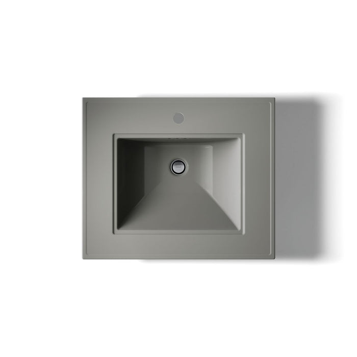KOHLER K-2344-1 Memoirs 25" rectangular pedestal bathroom sink