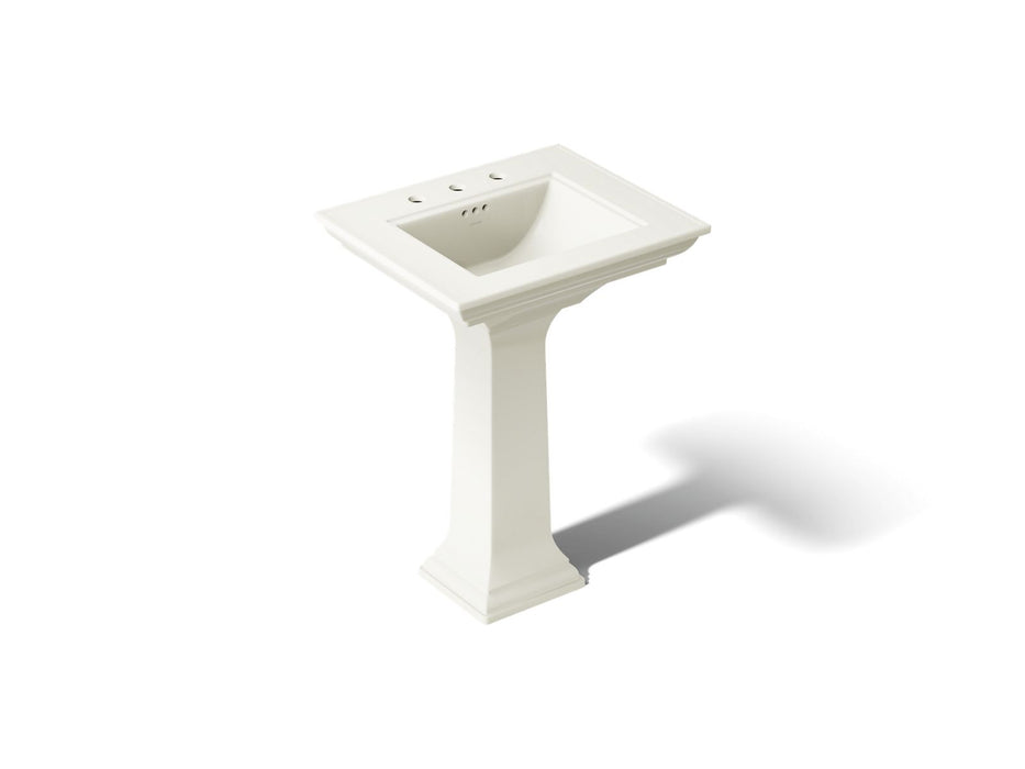 KOHLER K-2344-8 Memoirs 25" rectangular pedestal bathroom sink