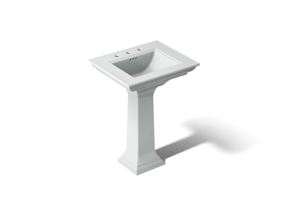 KOHLER K-2344-8 Memoirs 25" rectangular pedestal bathroom sink