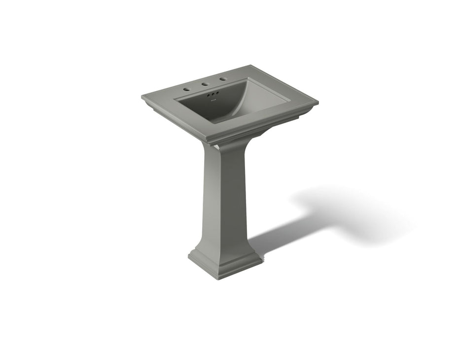 KOHLER K-2344-8 Memoirs 25" rectangular pedestal bathroom sink