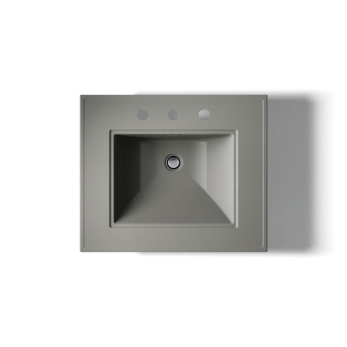 KOHLER K-2344-8 Memoirs 25" rectangular pedestal bathroom sink