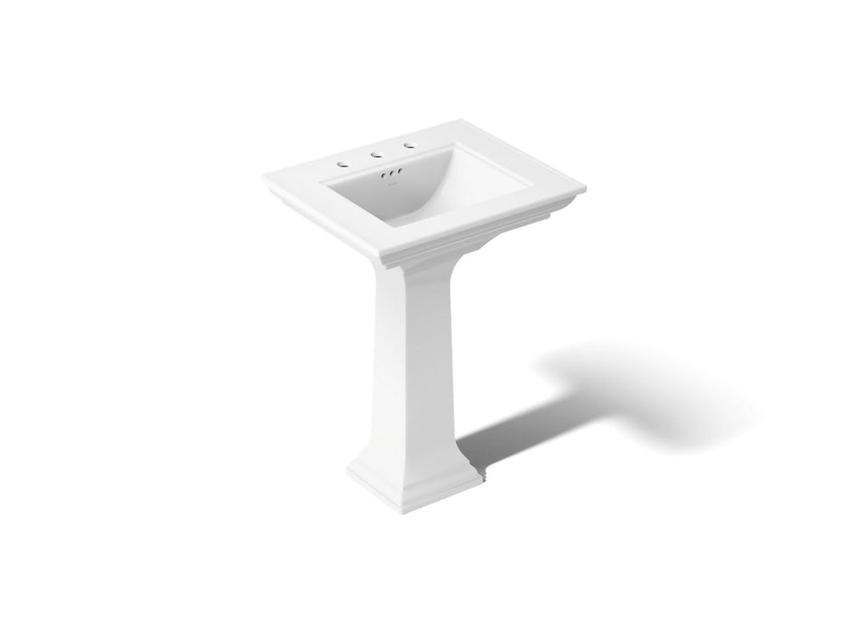KOHLER K-2344-8 Memoirs 25" rectangular pedestal bathroom sink