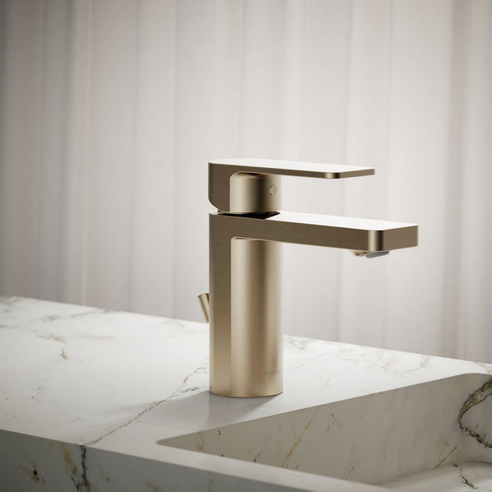 KOHLER K-23472-4N Parallel Single-handle bathroom sink faucet, 0.5 gpm