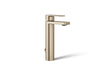 KOHLER K-23475-4K Parallel Tall single-handle bathroom sink faucet, 1.0 gpm, vibrant brushed bronze
