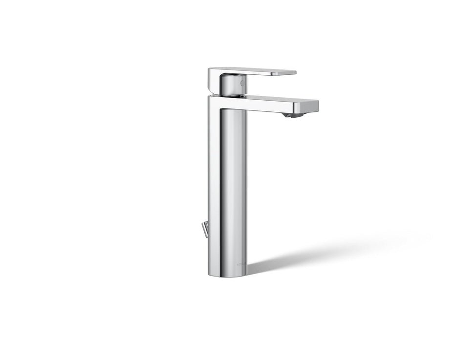 KOHLER K-23475-4N Parallel Tall single-handle bathroom sink faucet, 0.5 gpm
